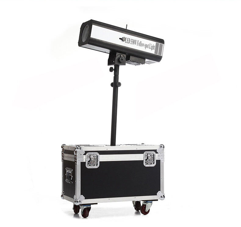 Portable LED Follow Spot Light 330W Easy Transport Increase Flexibility Manual Control