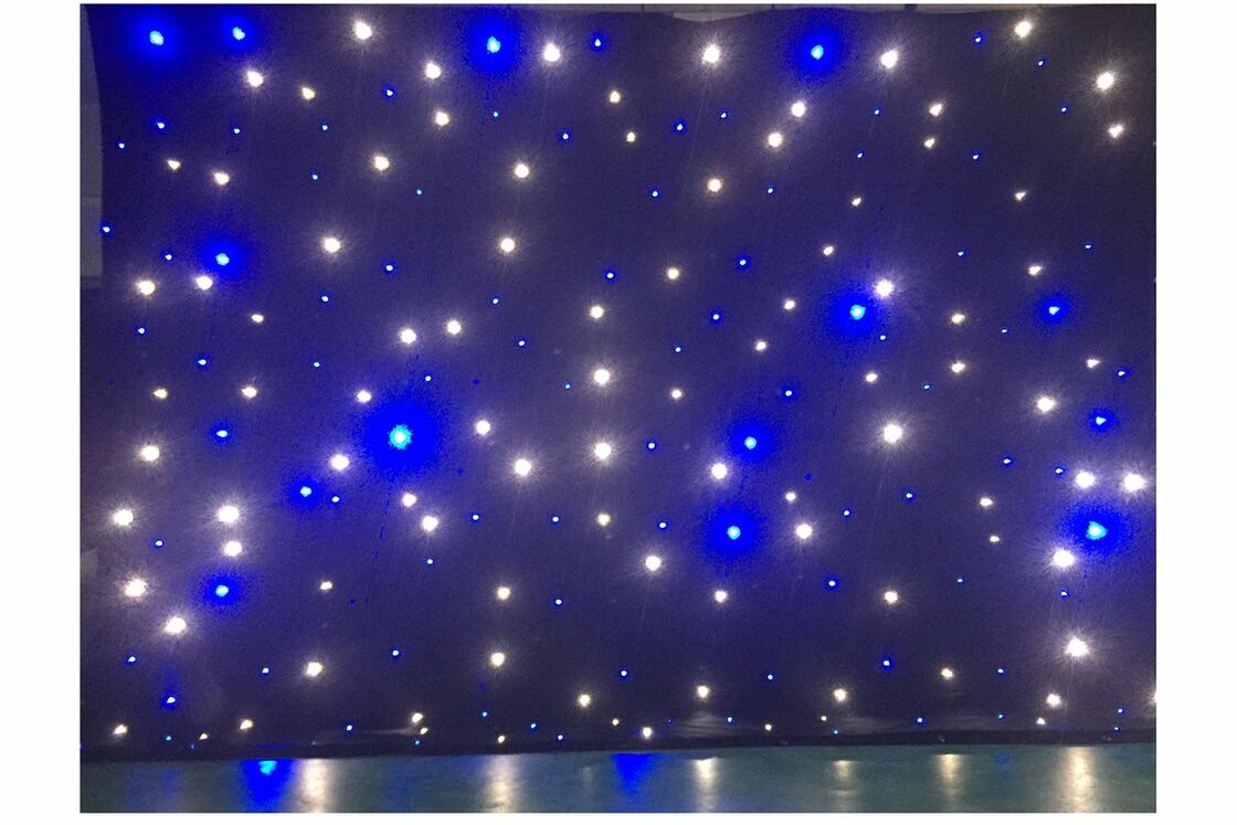 DJ Stage Background Starlight Backdrop Curtain For Disco Wedding Party