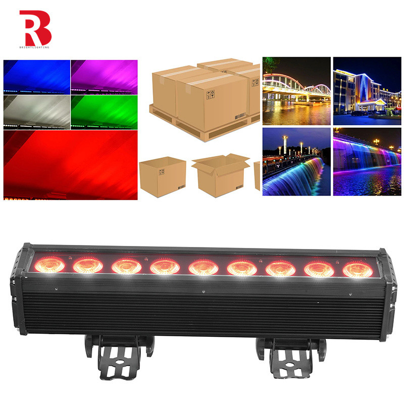 9 X 12W 4in1 Stage Effect Machine 9 / 14 / 36CH  LED Wash Light  40 Degree Beam