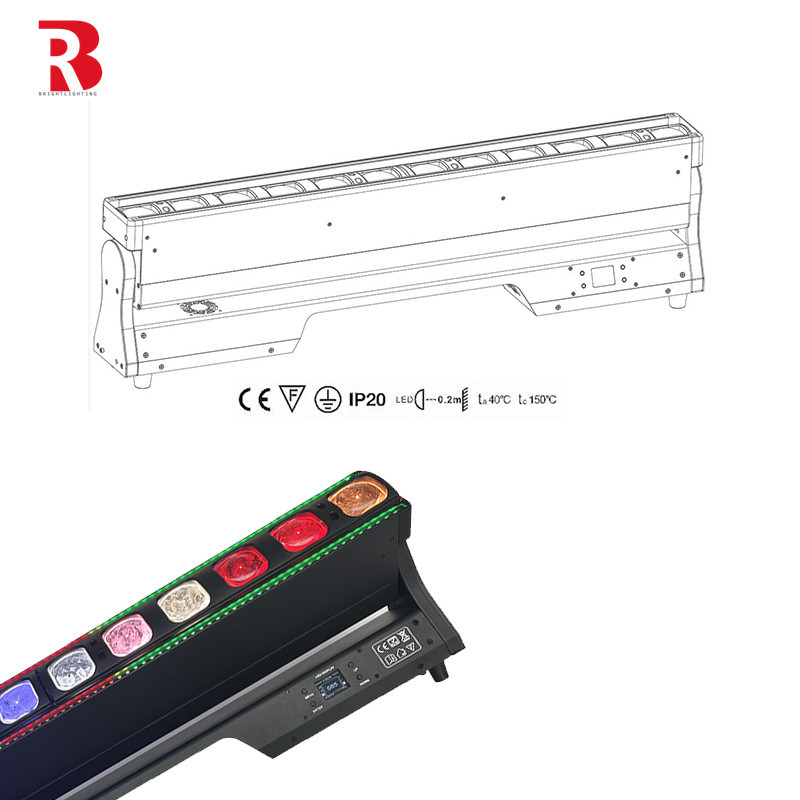 164*0.5w RGB 3in1 LED Bar Beam Moving Head For Theater Productions
