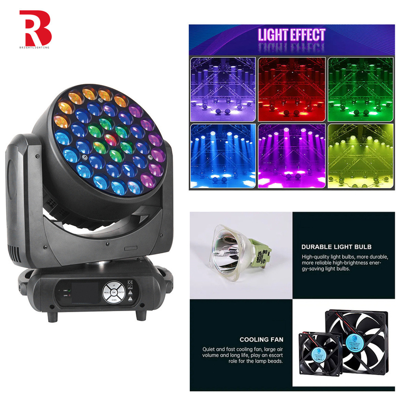4in1 600W DMX512 RGBW LED Stage Wash Moving Head Light Manufature