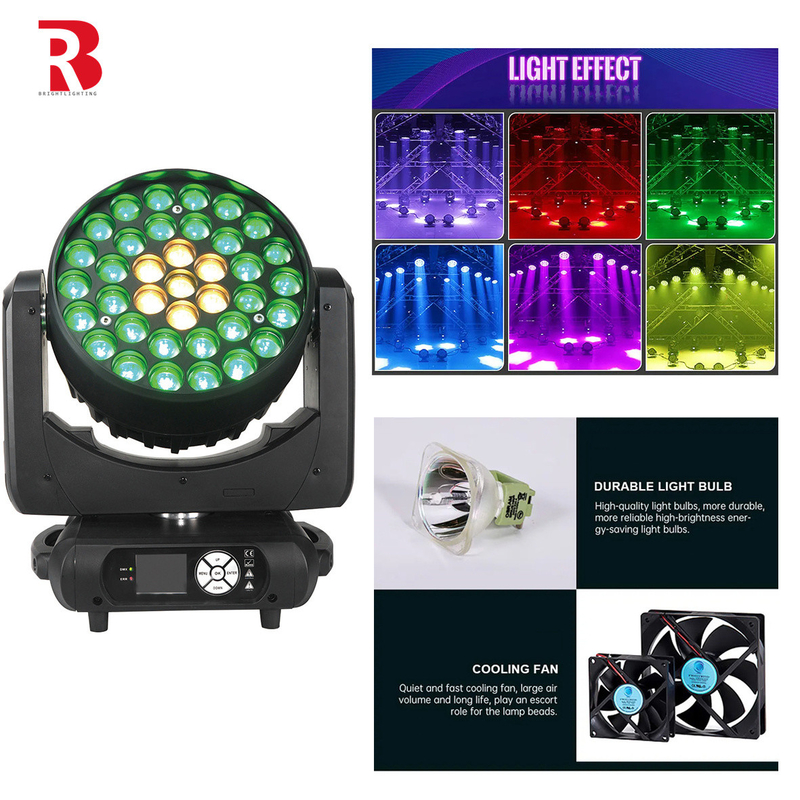 4in1 600W DMX512 RGBW LED Stage Wash Moving Head Light Manufature