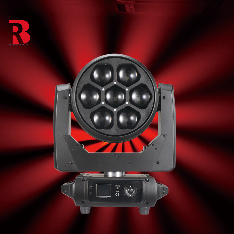 LED 7*40W High Brightness RGBW 4in1 LED Moving Head Stage Light For Party