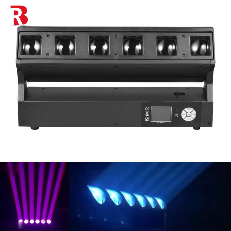LED Technology RGBW 4in1 Moving Head Light LED 6*40W For Versatile Performance