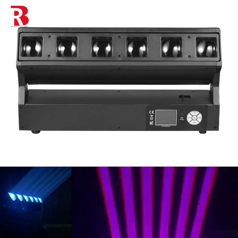 LED Technology RGBW 4in1 Moving Head Light LED 6*40W For Versatile Performance