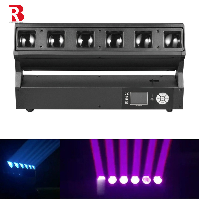 LED Technology RGBW 4in1 Moving Head Light LED 6*40W For Versatile Performance