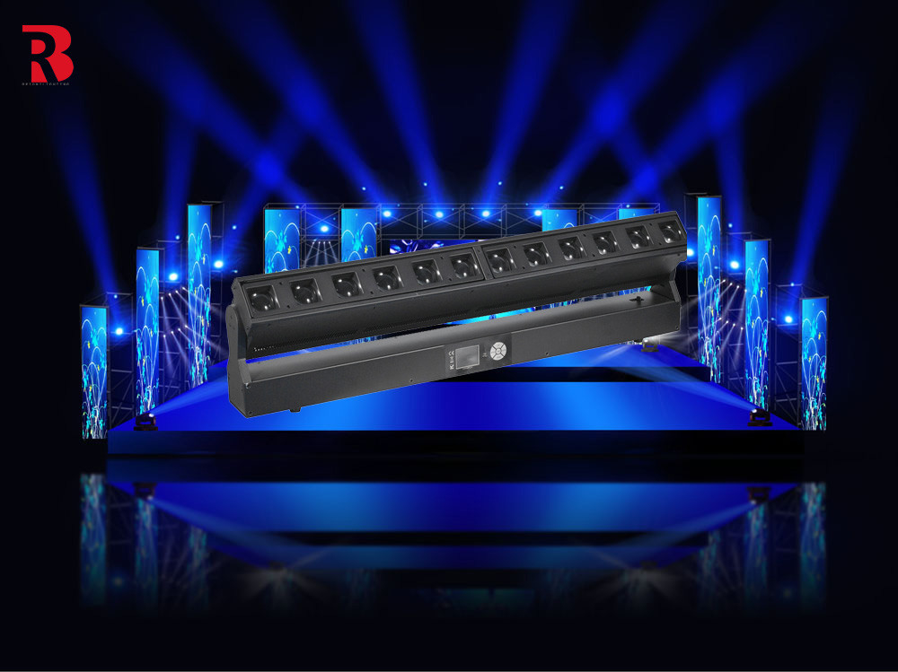 500W 12*40W DMX512 14/20/57CH LED Moving Head Light For Professional Stage