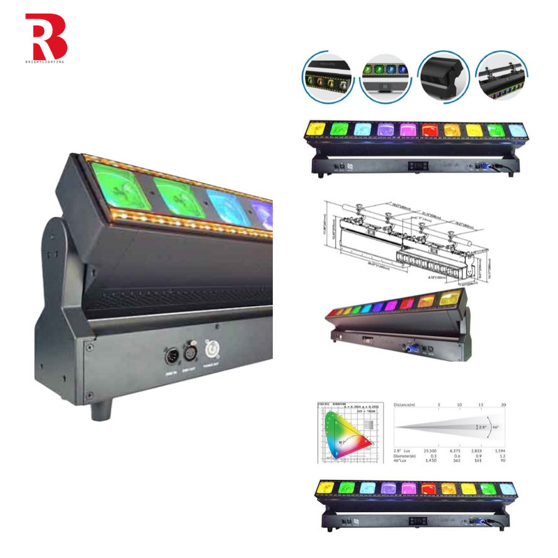 Moving Head Beam Laser Stage Light With Precise Beam Control And 10x60W LED Configuration