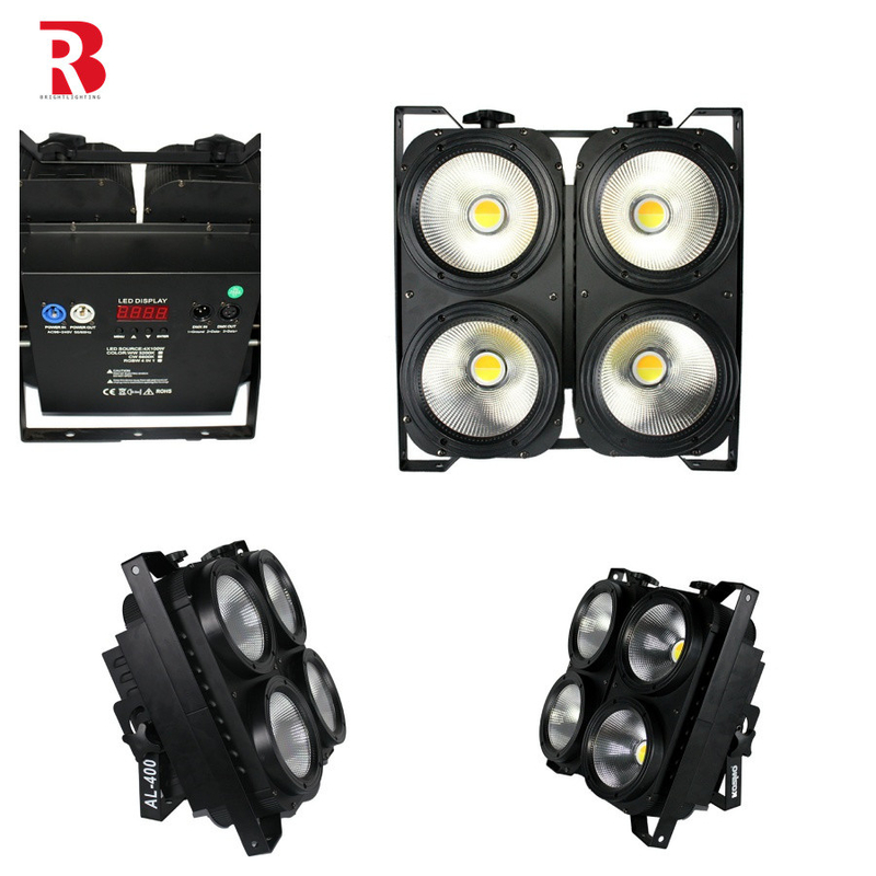 4*100W Blinder Professional LED Stage Strobe Light For Studio TV Film DMX Control