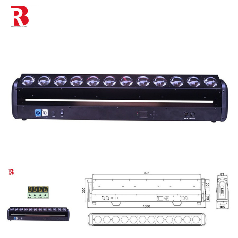 2024 High Quality LED 10*30W Beam Moving Head Stage Light Bar Professional DJ For Nightclub Flashing