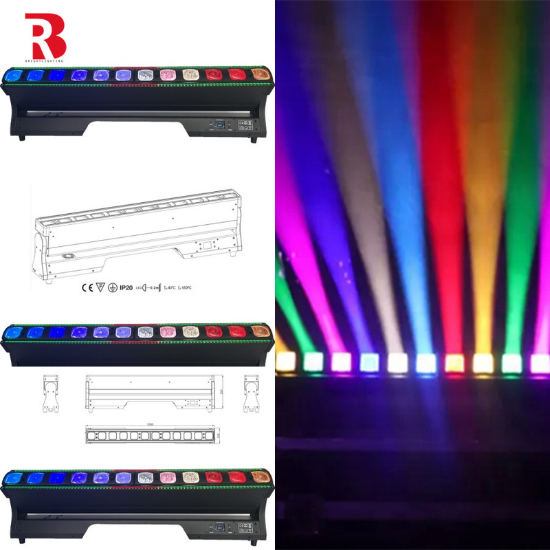 High Power Output 12*40W LED Bar Beam Moving Head Stage Light for Clarity on Stage