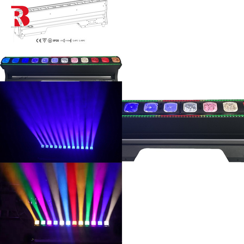 12*40W RGBW 4in1 Focus Beam Zoom Wash Dmx Led Moving Head Light For Dj Show Disco Bar Stage