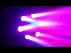 3in1 Laser Beeye Beam Moving Head Light 6 CREE 10W RGBW Lamp Beads