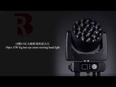 Four-in-one LED 19Pcs15w Beeye Light RGBW Color Mixing Stage