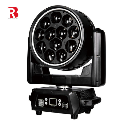 550W Indoor 12 40W 4-In-1 LED Lamp Beads zoom wash Moving Head Stage Light