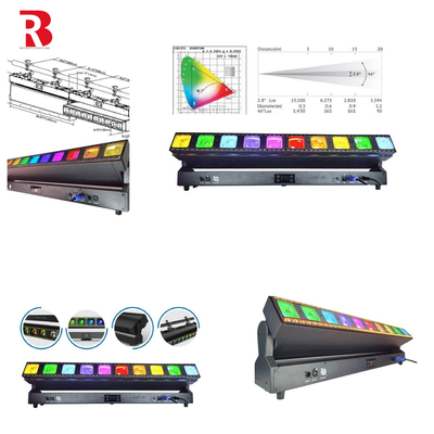 Brightness Adjustment 10*60W LED Bar Beam Moving Head Stage Light For Any Lighting Condition