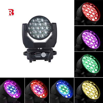 LED RGBW 4in1 DMX 19x15w Beeye Moving Head Wash Light For Night Club DJ Stage