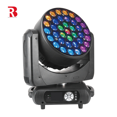 37X15w RGBW Zoom Beam LED Moving Head Lights Stage Lighting For Disco Wash